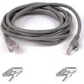 Belkin A3L791-15-S CAT 5e RJ45 Patch Cable 15-Ft Gray Snagless