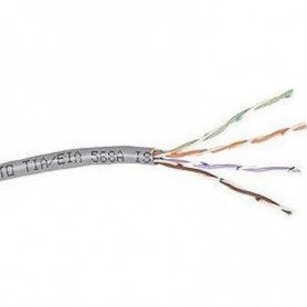 Belkin A7L504-1000WH-P CAT 5e Horizontal UTP Bulk Cable 1000-Ft White Plenum Solid