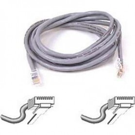 Belkin A3L791-25-H CAT 5e RJ45 Patch Cable 25-Ft Gray Shielded