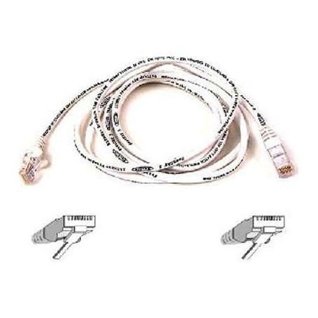 Belkin A3L791-50-WHT-S Patch Cable RJ 45 M RJ 45 M 50 Ft Cat 5E  White