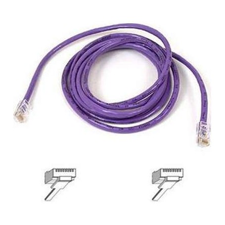 Belkin A3L791-25-PUR-S CAT 5e RJ45 Patch Cable 25-Ft Purple Snagless