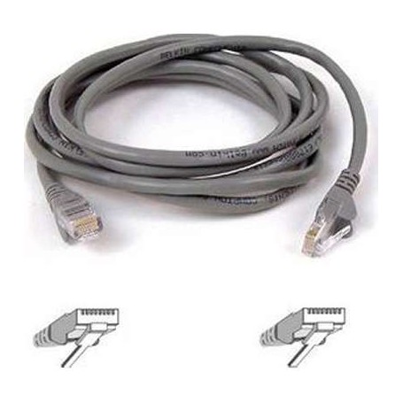 Belkin A3L791-100-S CAT 5e RJ45 Patch Cable 100-Ft Gray Snagless
