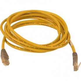 Belkin A3X126-03-YLW-M RJ45 CAT 5e UTP Crossover Cable 3-Ft Yellow Molded Connector