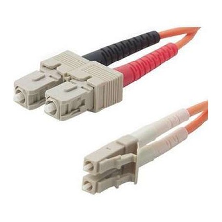 Belkin F2F202L7-05M Multimode Duplex 62.5/125 Fiber Optic Patch Cable (5 Meters, SC/LC)