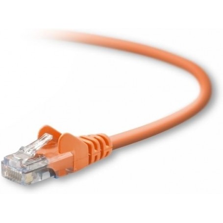 Belkin A3L791-10-ORG-S CAT5E Patch Cord Snagless, Orange- 10ft