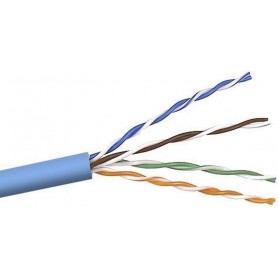 Belkin A7J304-1000-BLU 1000-Foot Cat5e PVC Stranded UTP Bulk Networking Cable (Blue)