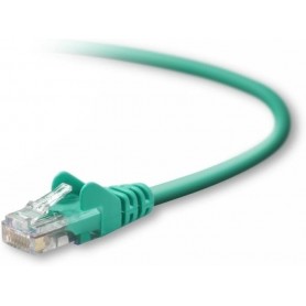 Belkin A3L791-05-GRN-S RJ45 CAT 5e Patch Cable 5-Ft Green Snagless RoHS