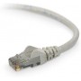 Belkin A3L980-100-S Cat-6 Snagless Patch Cable (Gray, 100 Feet)
