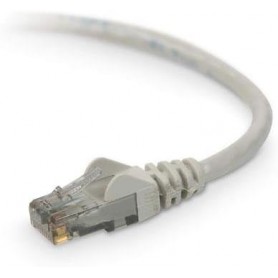 Belkin A3L980-100-S Cat-6 Snagless Patch Cable (Gray, 100 Feet)
