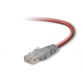 Belkin A3X126-06-RED 6-Foot CAT5e Crossover Networking Cable (Red)
