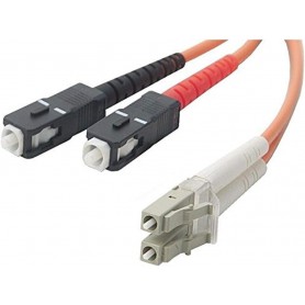 Belkin F2F402L7-10M OM2 LC/SC 50/125 Duplex Fiber Optic Cable (10-Meter)