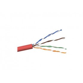 Belkin A7L504-1000-RED CAT 5e Horizontal UTP Bulk Cable 1000-Ft Red PVC