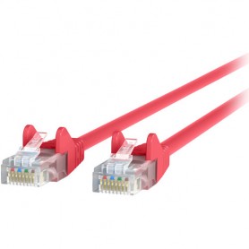 Belkin A3L980-50-RED-S Cat 6 Snagless Patch Cable (50ft  Red)