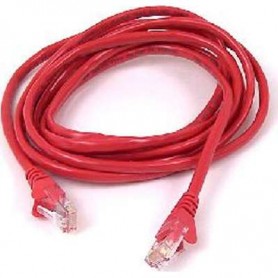 Belkin A3L791-35-RED-S Patch Cable - RJ-45 (M) - RJ-45 (M) - 35 Ft - ( Cat 5E ) - Red