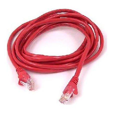 Belkin A3L791-35-RED-S Patch Cable - RJ-45 (M) - RJ-45 (M) - 35 Ft - ( Cat 5E ) - Red