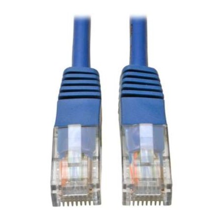 Tripp Lite N002-001-BL 1ft Cat5e 350MHz Strain-relief Molded Patch Cable RJ45 M/M Blue