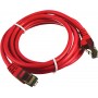 Belkin A3L980-05-RED-S 5ft CAT6 Patch Cable Snagless