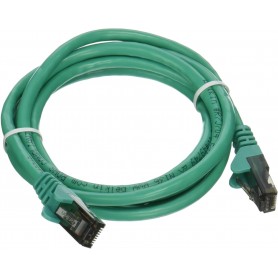 Belkin A3L980-05-GRN-S 5ft Cable CAT6 Patch 4PR-RJ45 M/M Snagless GRN