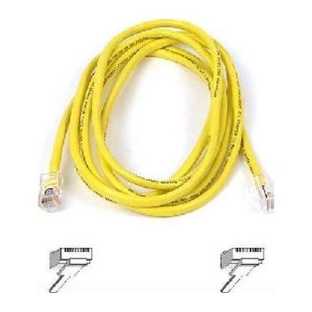 Belkin A3L980-50-YLW-S SNAGLESS CAT6 Patch Cable  RJ45M/RJ45M 50 Yellow