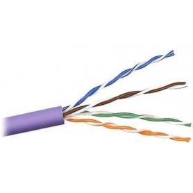 Belkin A7L504-1000-PUR CAT 5e Horizontal UTP Bulk Cable 1000-Ft Purple Standard