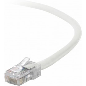 Belkin A3L791-01-WHT-S CAT 5e RJ45 Patch Cable 1-Ft White Snagless