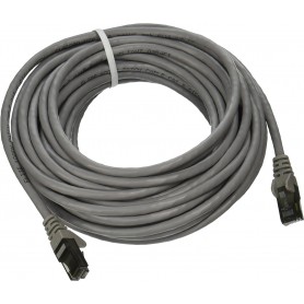 Belkin A3L980-30-S Patch Cable - RJ-45 (M) - RJ-45 (M) - 30 Ft - UTP - ( Cat 6 ) - Gray