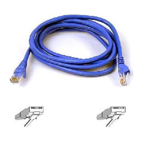 Belkin A3L980-35-BLU-S CAT6 Snagless Patch Cable RJ45M/RJ45M  35 Blue