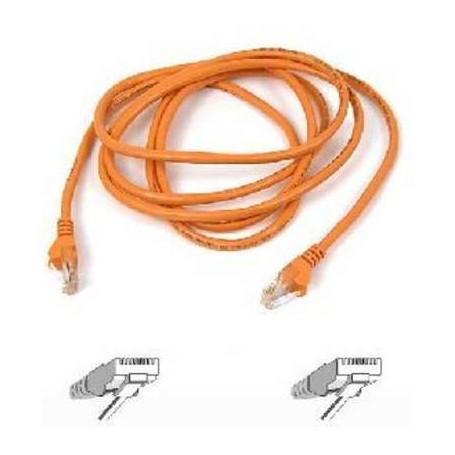 Belkin A3L791-50-ORG Patch Cable - RJ-45 (M) RJ-45 (M) 49Ft UTP ( Cat 5E )