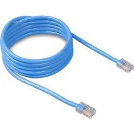 Belkin A3L781-03-BLU CAT 5e RJ45 Patch Cable 3-Ft Blue Non-Molded