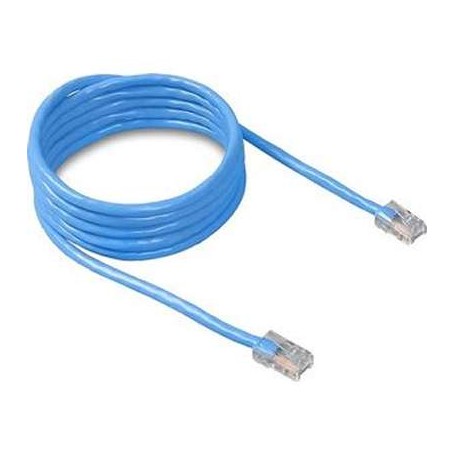 Belkin A3L781-03-BLU CAT 5e RJ45 Patch Cable 3-Ft Blue Non-Molded