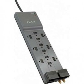 Belkin BE112230-08 12-Outlet Surge Protector with Phone Coax Protection with 8 ft. Cord