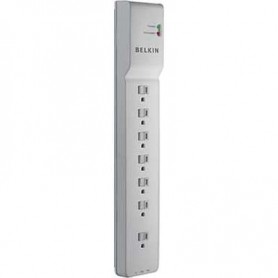 Belkin BE107200-06 7-Outlet Home Office Surge Protector 6Ft Cord White
