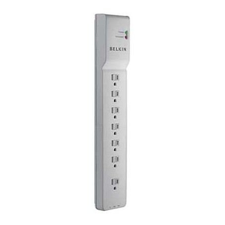 Belkin BE107200-06 7-Outlet Home Office Surge Protector 6Ft Cord White