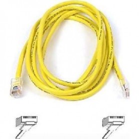 Belkin A3L980-08-YLW-S CAT6 Snagless Patch Cable RJ45M/RJ45M 8 Yellow