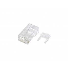 Belkin R6G099-LB-100 RJ45 CAT 6 Mod Plug 8P8Cw/Load Barsolid/Strand Smokey 100-pack