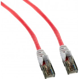 Belkin A3X189-10-RED-S 10FT Cable CO CAT6 Snagless-RJ45M RJ45M Red