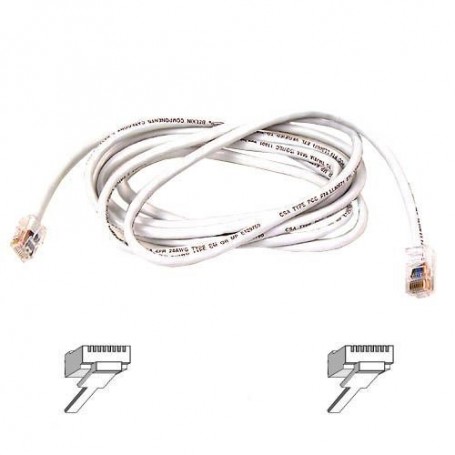 Belkin A3L980-10-WHT-S High Performance - Patch Cable - RJ-45 (M) - RJ-45 (M) - 10ft