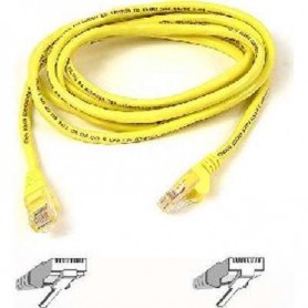 Belkin A3L980-40-YLW-S 40Ft CAT 6 Snagless Patch Cable Yellow