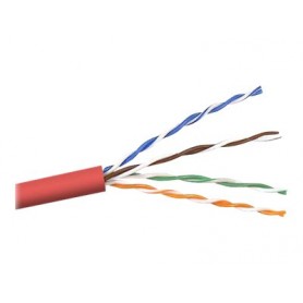 Belkin A7J704-1000-RED CAT6 Stranded Bulk Cable 4PR 24AWG 1000 RED