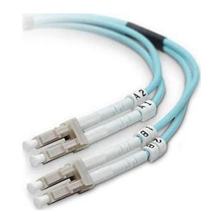 Belkin F2F402LL-10M-G 10M Lo MMF Aqua Fo Cable LC/LC 50/125 10GB