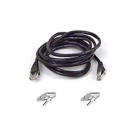 Belkin A3L791-20-BLK-S CAT 5e RJ45 Patch Cable 20-Ft Black Snagless