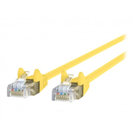 Belkin A3L980-04-YLW-S 4FT CAT6 Yellow Snagless Patch Cable RJ45 M/M