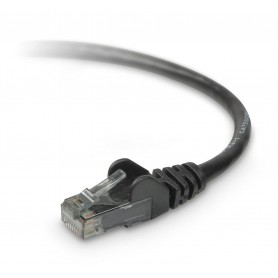 Belkin A3L980-01-BLK-S 1-Foot UTP RJ-45 Patch Cable (Black)