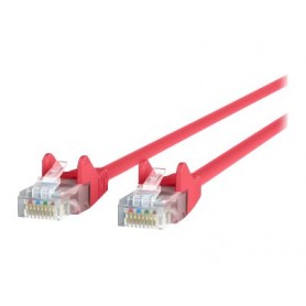 Belkin A3L980-03-RED-S Cat-6 Snagless Patch Cable (Red, 3 Feet)
