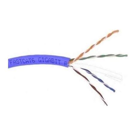 Belkin A7L704-500-BLU CAT6 Solid PVC Bulk Cable/ 4PAIR/24AWG/ 500 Blue