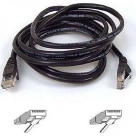 Belkin A3L791-18IN-BLK 18-Inch CAT 5E RJ-45 Male to RJ-45 Male Patch Cable (Black)