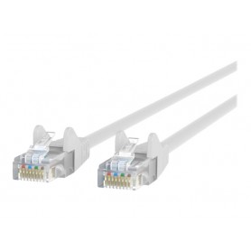 Belkin A3L980-14-WHT-S CAT6 Snagless Patch Cable RJ45M/RJ45M 14ft White