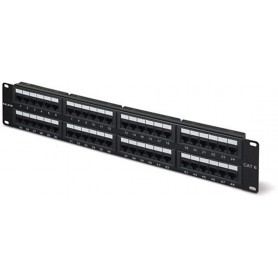 Belkin F4P638-48-AB5 Mod Patch Panel 568AB 4PR HD RJ45 8W 110BLK 48 Port CAT6