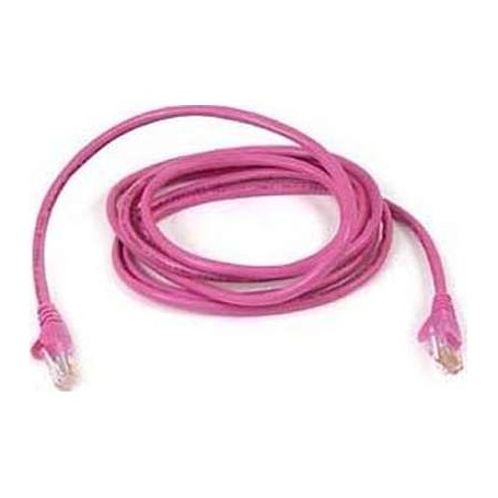 Belkin A3L980-25-PNK-S CAT6 Snagless Patch Cable RJ45M/RJ45M  25