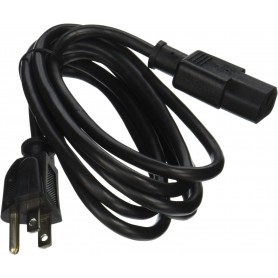 Belkin F3A104B06 Power AC Computer Cord AC Plug/Computer Female 6ft - Black